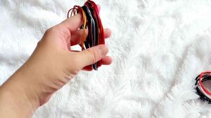 (2 pcs) Gelang Polos Satin / Gelang Murah