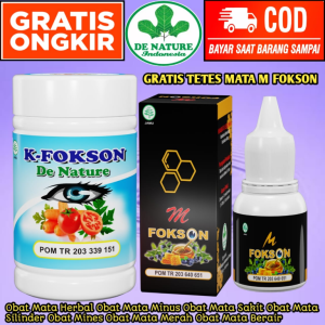 Obat Dan Tetes Mata Katarak Tanpa Operasi Obat Mata Minus Dan Rabun Jarak Jauh Bpom Rabun Dekat Obat Mata Buram SIlinder Glaukoma Mata Merah Perih Berair Berlemak Ptrygium Ptrigium Herbal K Fokson Vitama De Nature Untuk Pria Wanita
