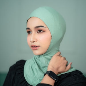 อินเนอร์ปิดคอ ลูกหมวกนินจา ผ้านิ่ม ยืด ใส่สบาย มีหลายสี ใส่ปิดลูกผมก่อนคลุมฮิญาบ ner94วาริสมุสลิม