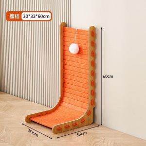 L-Shaped Cat Scratch Board Wear-Resistant Vertical Cat Scratch Board Felt Cat Toy