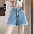 hot pants jeans wanita celana denim korean style jumbo short pants kekinian bigsize cewek fashion. 
