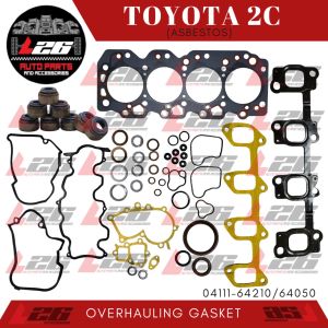 Toyota 2C OVERHAULING GASKET SET 04111-64210/64050 asbestos type SOLAR BRAND
