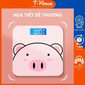 Cân điện tử hình heo dễ thương có kèm PIN