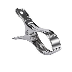 Stainless Steel Quilt Clips 12pcs Heavy Duty Windproof Clothes Drying Clamps for Thick Blankets Large Items Smooth Jaws