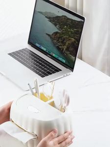 Paper box home living room coffee table napkin paper box remote control storage box creative tissue box