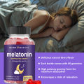 Mama Beauty Melatonin Gummies Promote Deep Sleep Ashwagandha Gummies Help Health Sleep Gummies Melatonin Gummy Improve Emotion Relieve Stress and Anxiety Vitamins Gummy. 
