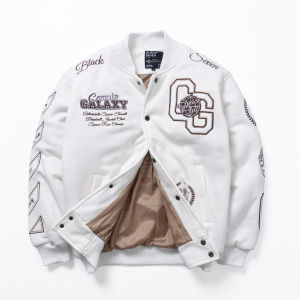 Varsity Jacket Exlusive Blackseven | Cosmic Galaxy Black & White- Limited Edition