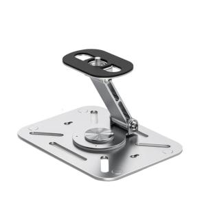360 Degree Rotating Projector Mount Holder Heavy Duty Metal Desk Stand With 3kg Weight Capacity For Home Theater Office