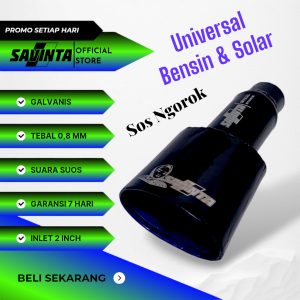 Savinta Knalpot Suos Ngorok Mobil Bensin Solar Truk