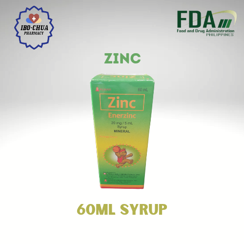 Zinc Syrup 20mg/5mL (ENERZINC) 60mL