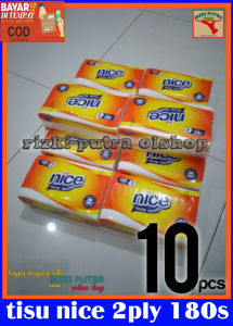 Tisu Nice & Tisu Clean Plus 180s 2ply Murah Bisa COD RIZKI PUTRA olshop