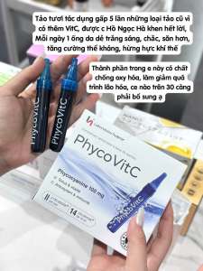 Tinh Chất Tảo Tươi Phyco Vitc Phycocyanine 100mg - TẢO TƯƠI PHYCOVITC PHÁP HỘP 14 ỐNG