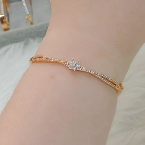 La Vienne - Moana - Gelang Bangle Titanium Wanita Anti Karat - Perhiasan Perempuan Elegan Mewah