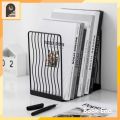 Book Stand Book End Besi Aesthetic Hitam Book Holder Pembatas Buku. 