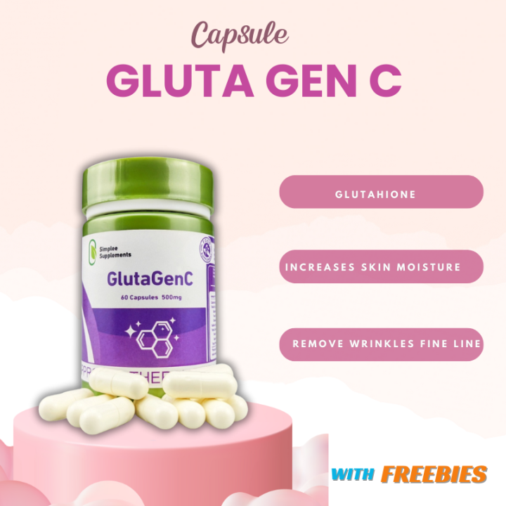 Simplee Gluta Gen C Whitening Capsule Supplement | Lazada PH