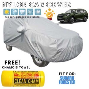 Subaru Forester Nylon Car Cover Waterproof Lightweight Car Cover For Regular SUV with Chamois Towel