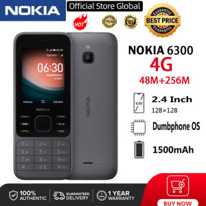 Numchai 6300 4G Keypad phone Original Dual SIM Basic phone 2.4 inches Type-C Charging 2MP Rear Cam Bluetooth 5.0 1 Year Warranty