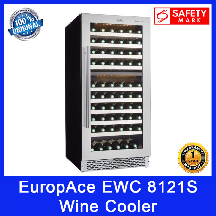 EuropAce EWC 8121S Wine Cooler. 120 Bottles Signature Series. Sensor