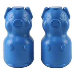 Lọ thả bồn cầu Con Heo 1 Hũ bằng 40 viên thả bồn cầu tẩy sạch bám bẩn ố vàng khử mùi toilet nặng 230G