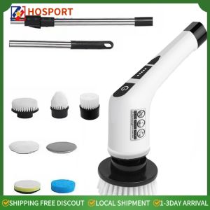 Rechargeable Electric Spin Scrubber Cordless Cleaning Brush for Kitchen Bathroom Long Battery Life Multi-Purpose