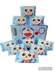 Gói khăn giấy ướt Phú Đạt 120 tờ không mùi nhiều hình gấu đáng yêu an toàn cho da békhông gây kích ứng da (120 tờ/gói)