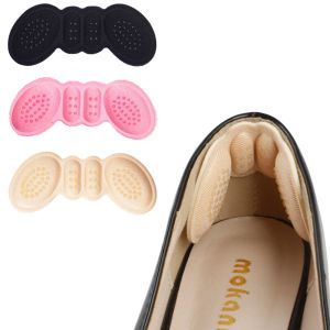 [SG SELLER]1Pair High Heel Insoles Butterfly Adjust Size Heel Liner Grips Protector Sticker Heel Pad Foot Care Anti Keep Abreast Heel Pads