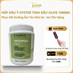 Hấp dầu OYSTER Olive Restructuring And Detangling 1000ML Chính Hãng Phục Hồi Tóc Hư Tổn Giảm Rối