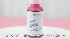 Xuyên Biên Giới AHA Dung dịch axit trái cây làm sạch lỗ chân lông và làm mềm lớp biểu bì. BHA Tinh chất axit salicylic chăm sóc da mặt