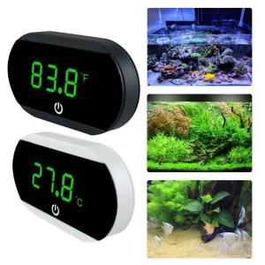 LED Digital Aquarium Thermometers Measure Temperature Meter Tool Stick On Fishtank Water Temperature Meter