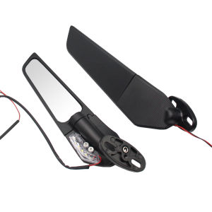 2PCS Motorcycle Mirrors Modified Wind Wing Adjustable Rotating Rearview Mirror For Honda CBR250R CBR300R CBR500R CBR600R CBR650R