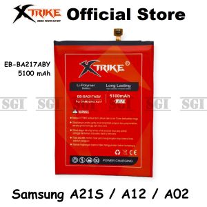 Baterai XTRIKE Double Power Original Samsung Galaxy A21S A217 A12 A125 A02 A022 EB-BA217ABY A217F Batrai Batre Battery HP Handphone Ori