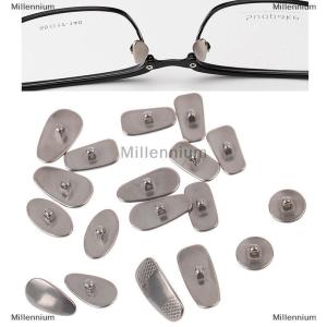 [COD] Millennium 1pair Nose Pads Titanium Teardrop Screw-in for Eyeglass anti Slip Retainer