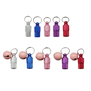 10PCS Rustproof Pet Label Holder Collar Pendant For Dog Cats With Brass Plated Pet Safety Antilost Collar Accessory