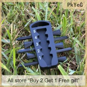 [COD] PkYeG Tool Golf Tee Height Adjuster With Storage Holder Precision Golf Tee Elevator Portable 3D Printed Tee Setter For Accurate Placement And Improved Game Performance Golf Training Aid