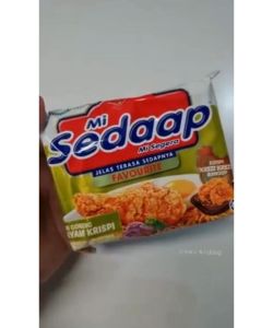Mi Sedaap Mi Goreng Ayam Krispi Instant Noodles 5x88g