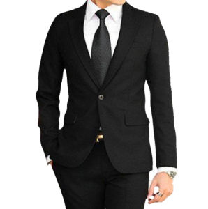 Jas Pria Hitam Kancing 1 Slimfit Size S-XXL / Jas Blazer Pria Dewasa Terbaru 2024 / Jas  Wisuda Nikahan
