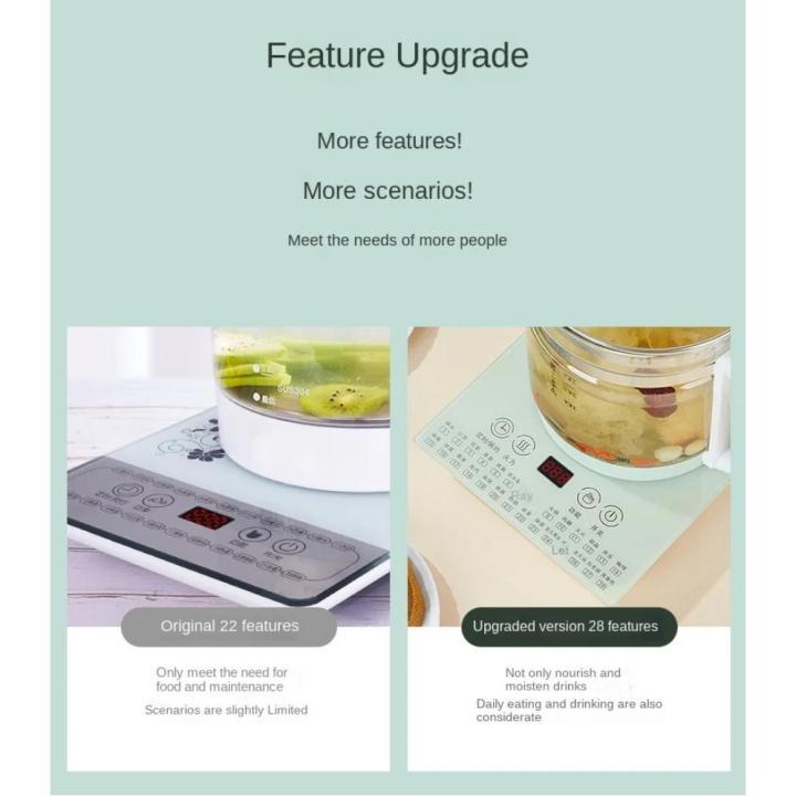 %E3%80%90Local%20Stock%E3%80%91Electric%20Health%20Teapot/Multi-function%20Kettle/28%20Menus/3-pin%20SG%20Plug%20/220V%201.8L%20Health%20Preserving%20Pot%20Household%20Water%20Boiling%20Kettle%20Herbal%20Medicine%20Cooking%20Machine%20Multi%20Cooker,Health%20Pot%20Mini%E9%A4%8A%E7%94%9F%E5%A3%BA%20%E8%BF%B7%E4%BD%A0%20-%20Image%208