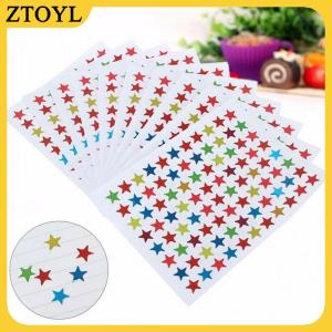 ZTOYL 880 Miếng dán hình ngôi sao nhãn cho học sinh trẻ em Đồ thủ công tự làm phần thưởng giáo viên