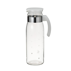 Bình đựng nước bằng thủy tinh Hario Refrigerator Pot Slim RPBN-14-B 1.4L (trắng trong)