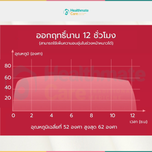 ISO9002 52 C แผ่นแปะท้องประจําเดือน ลดปวดประจําเดือน แผ่นแปะประจําเดือน ประคบร้อน ถุงประคบร้อน ที่ประคบร้อน แผ่นประคบร้อน