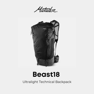 Matador Beast18 2.0 Packable Backpack - Charcoal MATBE18001BK