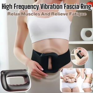 High Frequency Vibration Massager Fascia Ring Slimming Ring Rechargeable Fat Reduction Machine Fat Vibration Machine  Relax Muscles And Relieve Fatigue