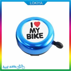 LOKIYA Cute Bicycle Handlebar Bell Loud Sound Alarm Warning Mini Kids Bike Horn Bells Cycling Ring Children Women Men Bike Accessories