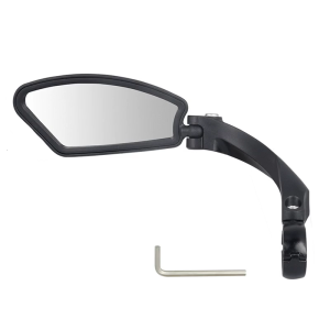 Wide Angles Bicycles Safety Mirror with 360 Regulable Mount Durability Bike Rearview Mirror for Secure Cycling