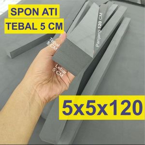 SPON ATI TEBAL 5 CM WARNA HITAM LEBAR 5 CM X PANJANG 120 CM UNTUK JORAN UMBUL PELAMPUNG KERAJINAN