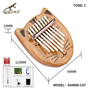 GECKO Kalimba 17 -key thumb piano with waterproof protective box portable child adult gift