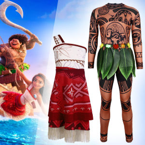Cross-border hot-selling Moana 3 Maui cosplay clothing onesie cartoon animation cosplay clothing gifts