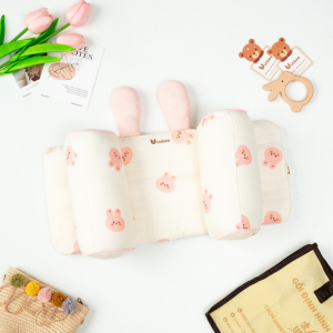 Gối Định Hình Đầu Cho Bé Sơ Sinh Unbee Chống Méo Đầu Lệch Đầu Chất Liệu Xô Muslin Điều Chỉnh Được Kích Thước Giúp Bé Ngủ Ngon