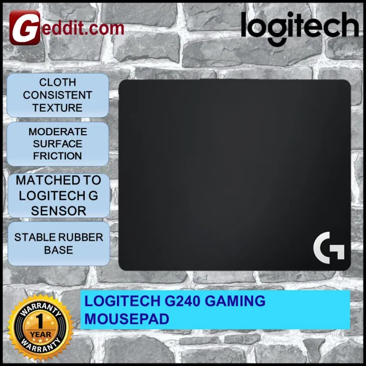 Logitech G240 Cloth Gaming Mouse Pad