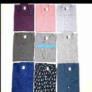 HMSB025 HM Relaxed Fit Short Sleeve Shirt - Kemeja Lengan Pendek Pria Branded